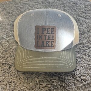 Gray and Green Trucker Hat